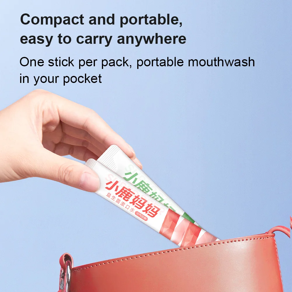 12ml*20 Pieces Mouthwash for Oral Health and Providing a Fresh Breath Vacuum-Packed in Small Bags Suitable for Home and Travel