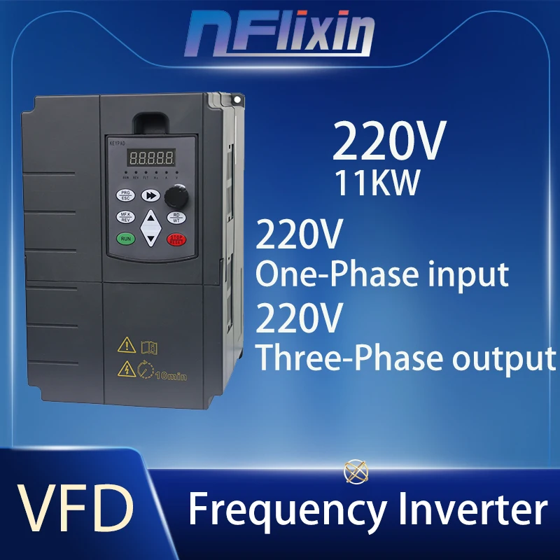 AC 220V Economical VFD Variable Frequency Drive Converter Inverter 11/15/18.5/22/30/37/45KW Motor Speed Controller