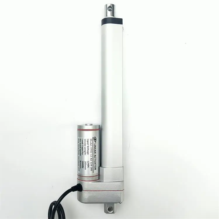 

Электрический линейный привод с ходом 200 мм, контроллер линейного двигателя постоянного тока 12 В 24 В 36 В 200/350/400/600/700/750N