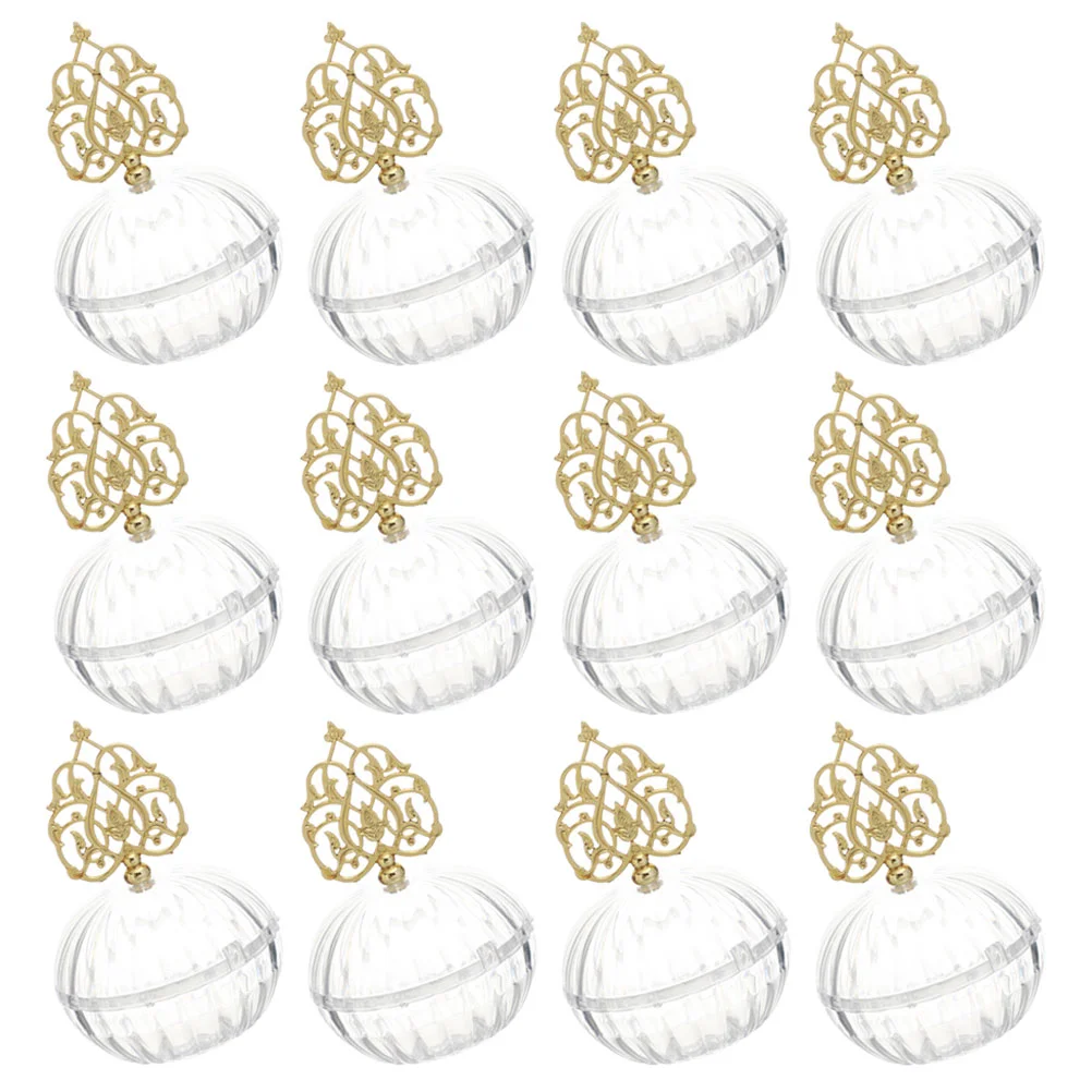 12 Pcs Wedding Decor Candy Box Small Containers Packing Wrapping Boxes Proposal Bride