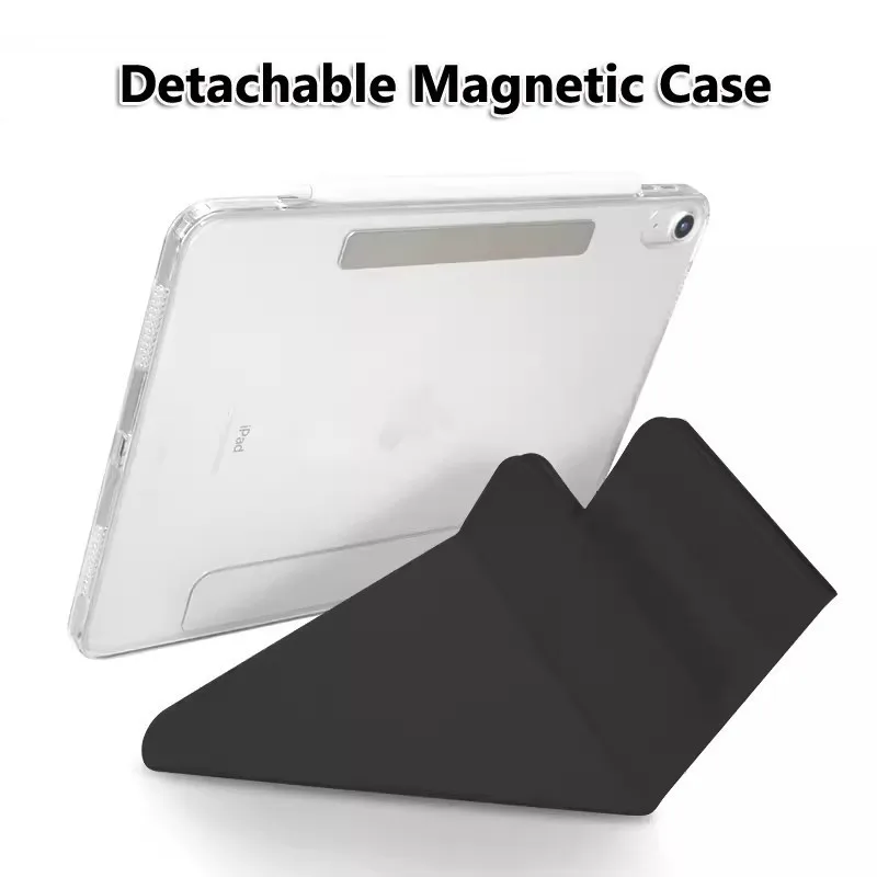 Magnetic Case with Clasp for IPad Pro 13 2024 7th 10th 2022 10.9 Inch Pro 10.5 Air 3 10.2 8 9th Air 5 4 3 Pro 11 12.9  Acrylic