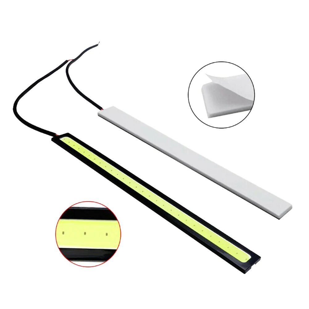 10pcs LED Daytime Running Light Waterproof LED COB Car Fog Light Car Modification Lamp White