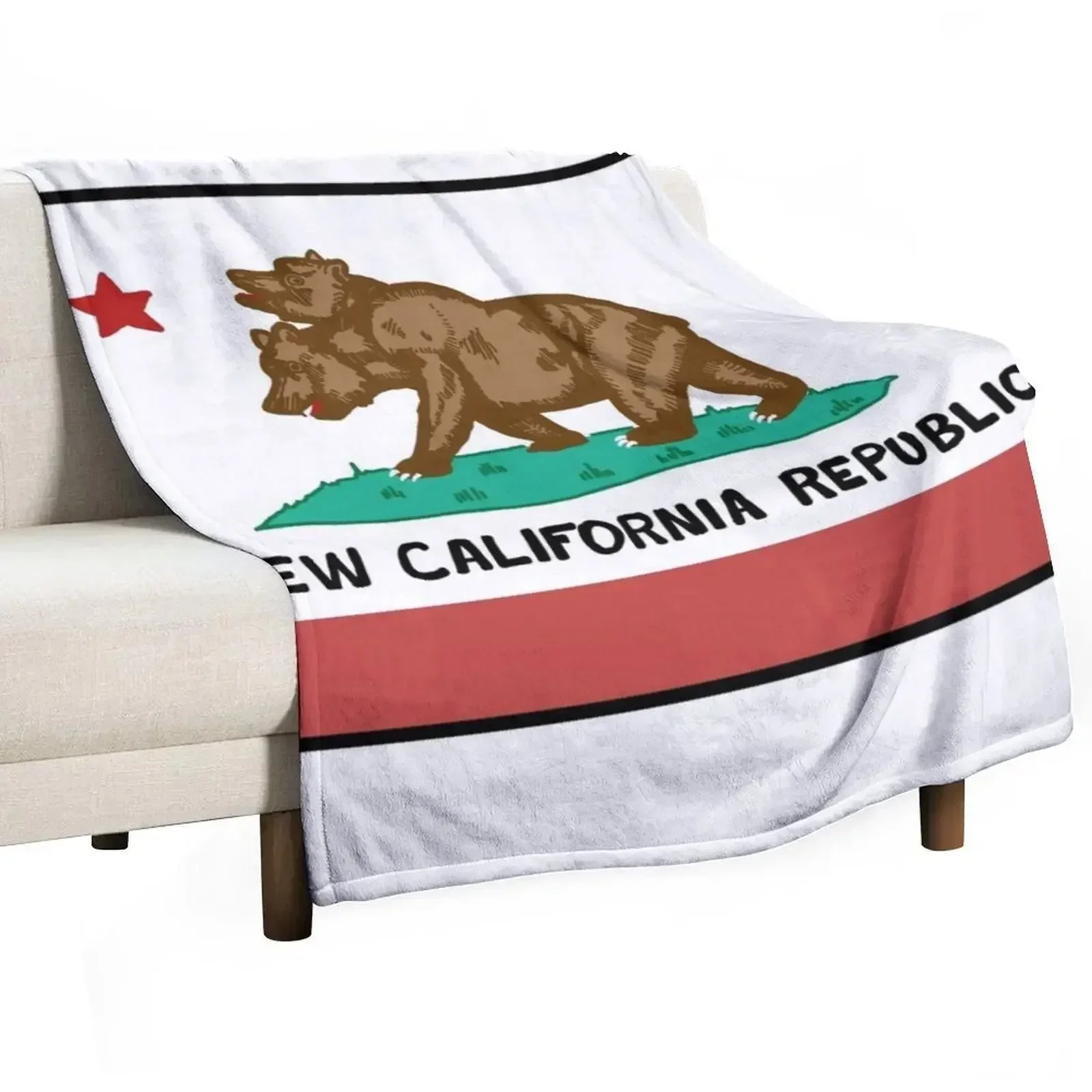 

NCR Flag Throw Blanket Spring Fall Cozy Throw Blanket for Couch