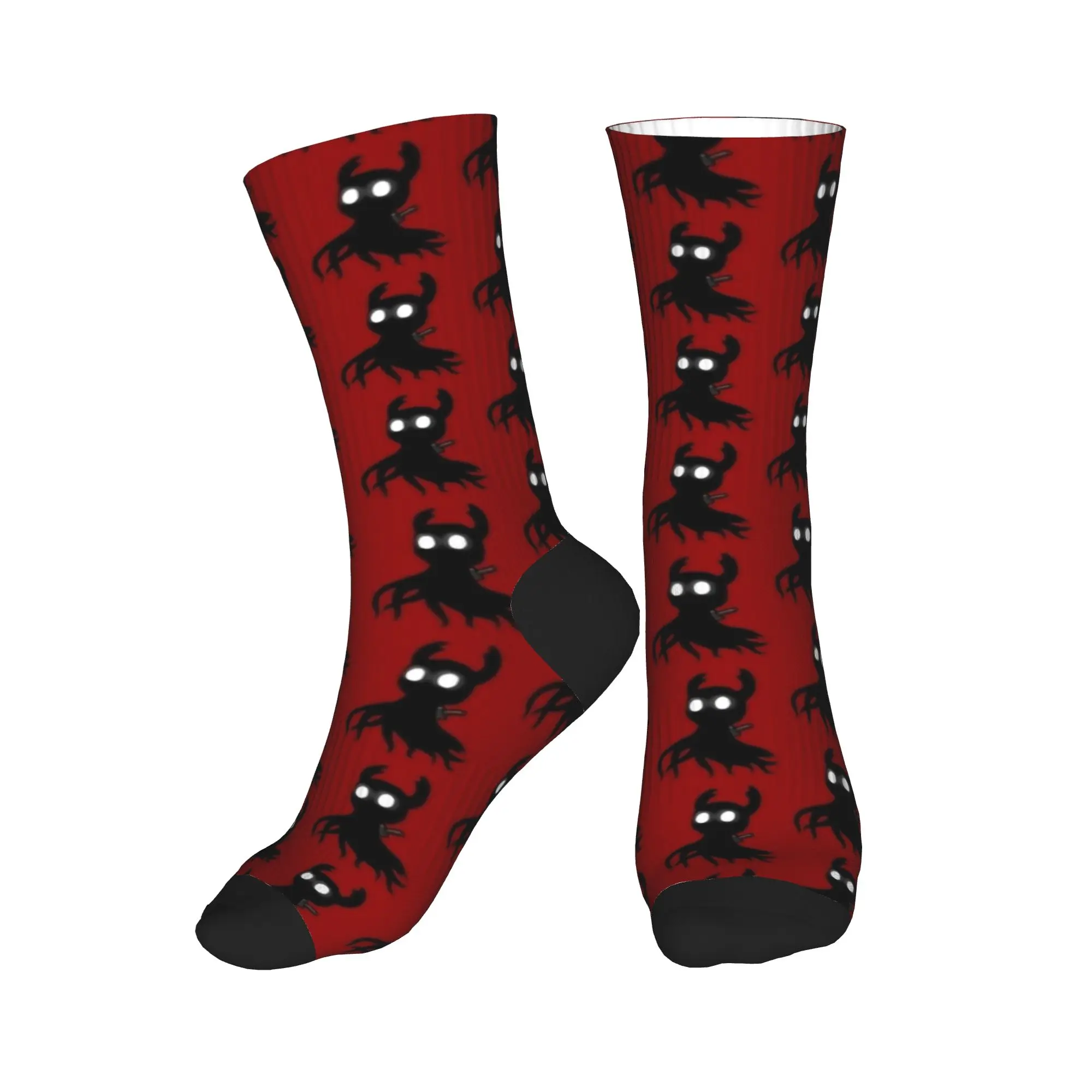 HOLLOW KNIGHT Knight's Shadow Socks  Non-Slip Stockings Men Warm Soft Running Socks Autumn Korean Pattern Socks
