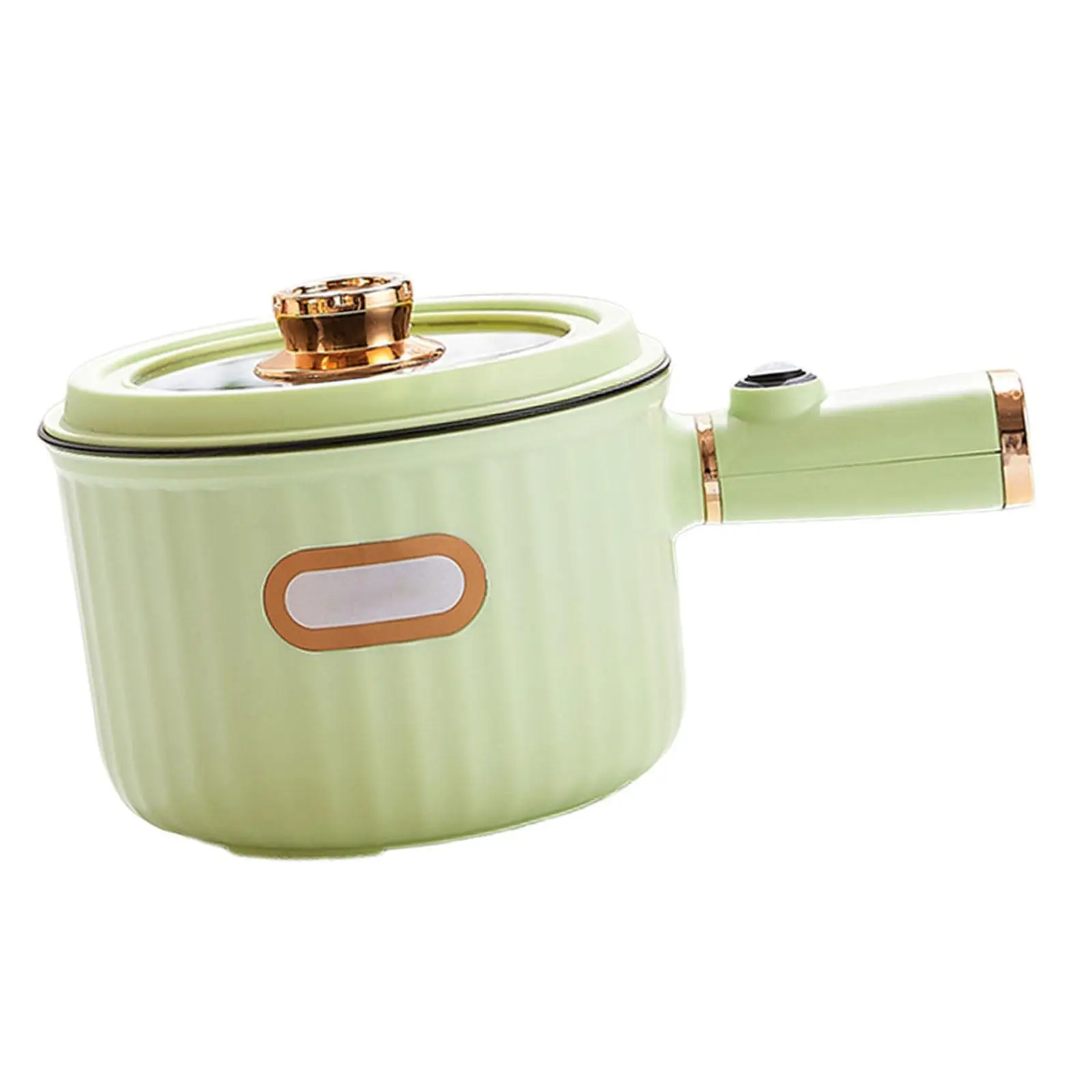 Electric Cooker 1.6L 2 Gear Electric Skillet for Oatmeal Dumpling Ramen