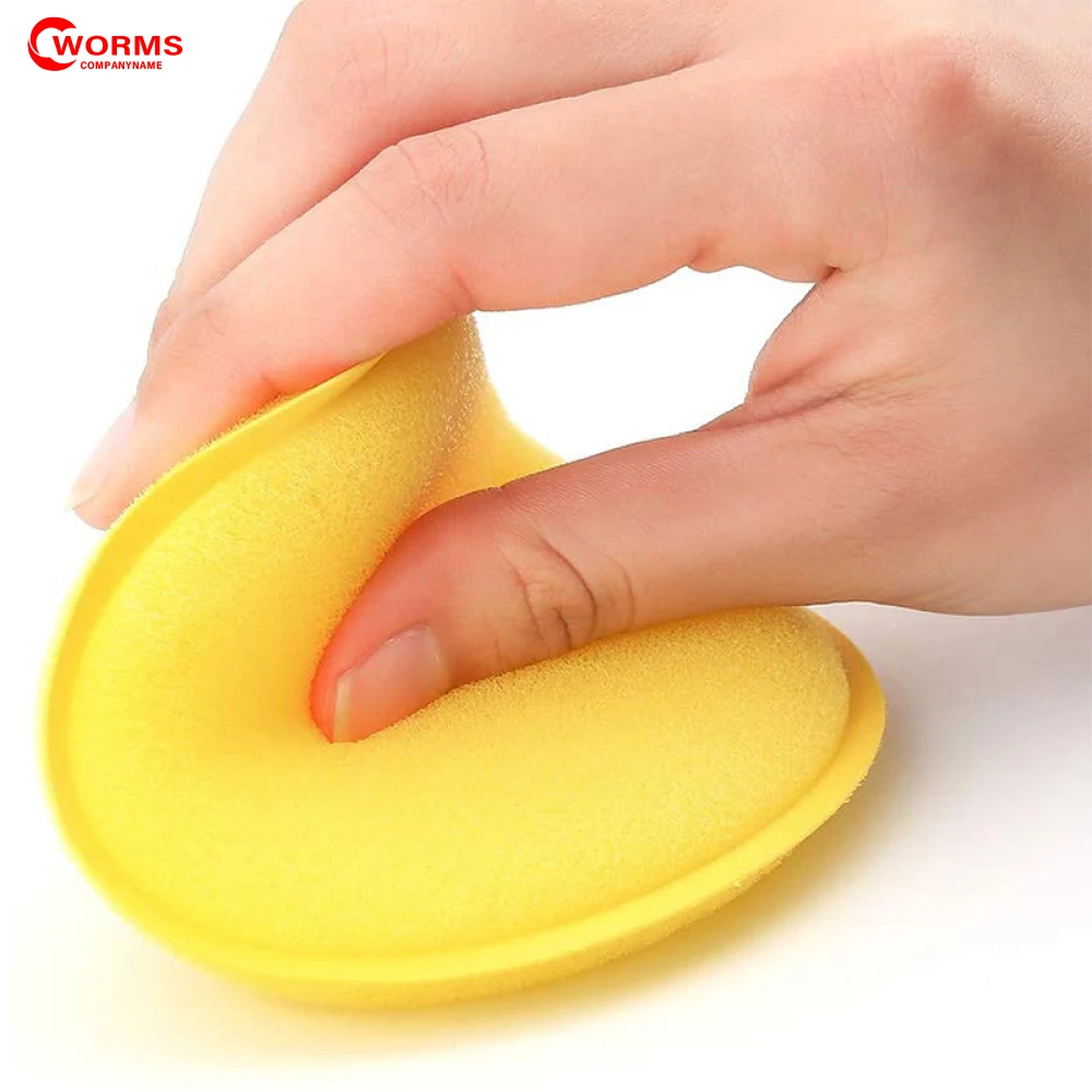 Car Round Waxing High Density Foam  Polish Sponges Applicator Pads Curing and Polishing Sponges Car Detailing Tools Car Wash