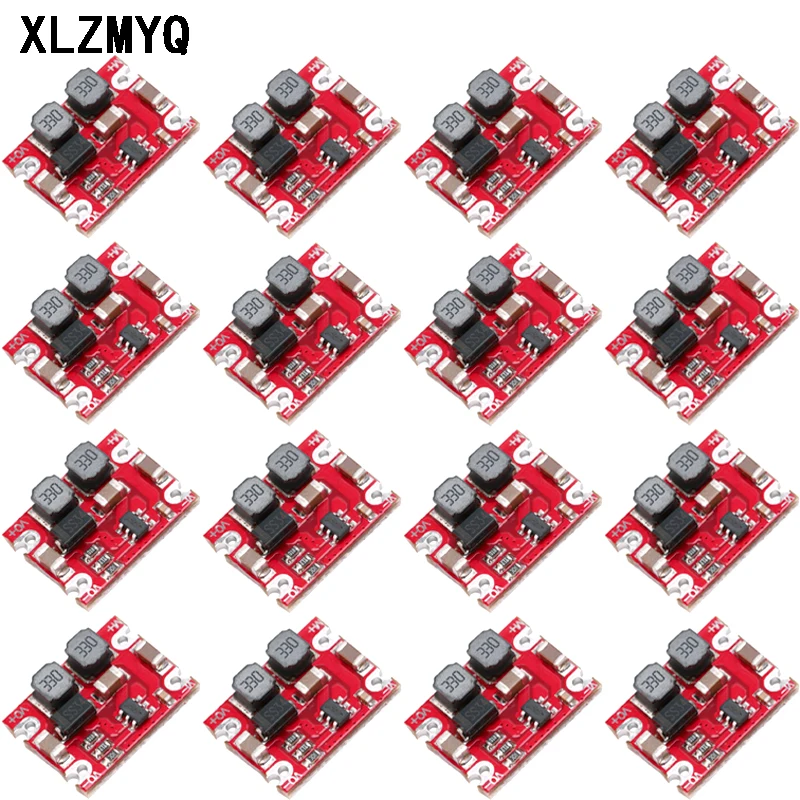 50PCS DC-DC Auto Boost Buck Converter Module DC 2.5-15V to DC 3.3V 5V Step Up Down Voltage Regulator Power Inverter Supply