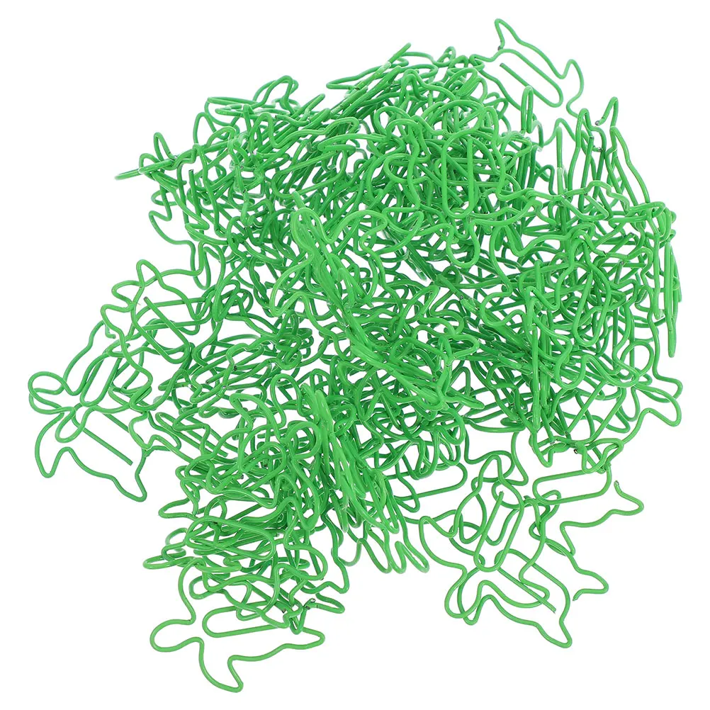 

120Pcs Sea Turtle Shaped Metal Paperclips Animal Clips Office School Document Organizers Nonslip File Clamps Metal Paper Clips