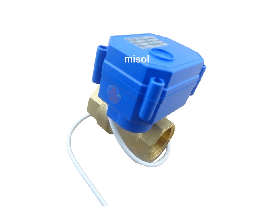 Elettrovalvola Misol 1pcs of Motorized ball valve brass, G3/4\ Acqua e vapore — dettaglio 4