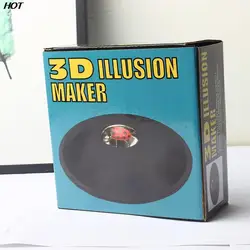 Espejo mágico 3D, creador de ilusión, Mirage, creador de holograma negro, Reflector parabólico para niños, educación, ciencia, diversión, juguetes de juego