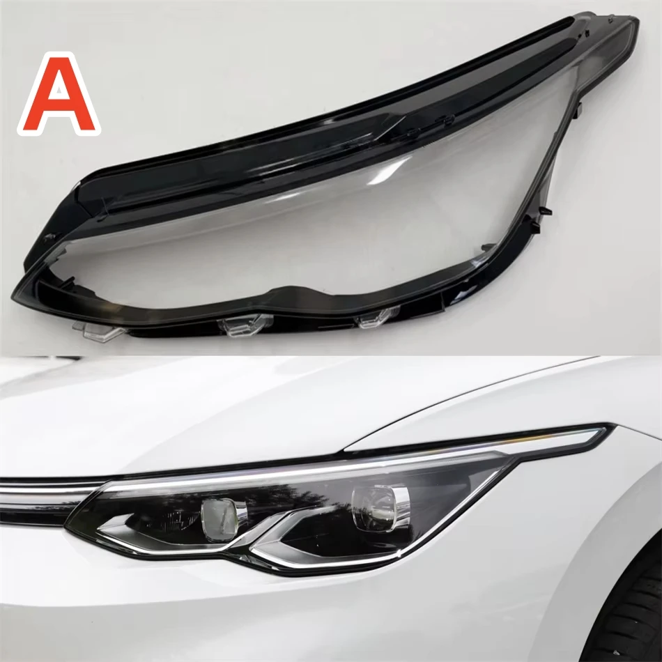 フォルクスワーゲン透明ヘッドライトカバー,プレキシガラスレンズ,VW