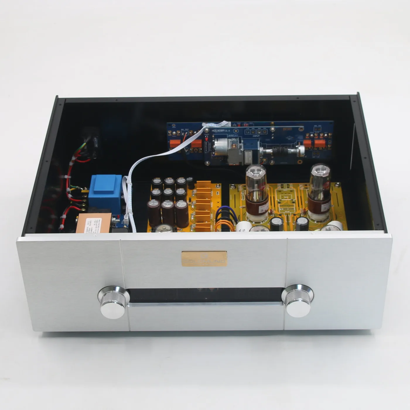 STR11A-Max Reference Cary AE-1 Circuit Clone 6SN7 Vacuum Tube Preamplifier With 4-Way Inputs and 2-Way Outputs