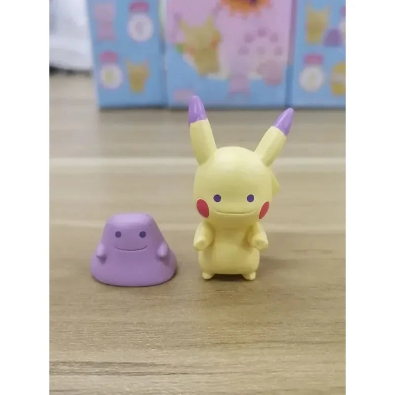 Pokemon Gashapon Kapsel Spielzeug Pikachu Pichu Ditto Iglybuff Japan Anime Figuren Sammler Tisch Ornamente Kinder Geschenke