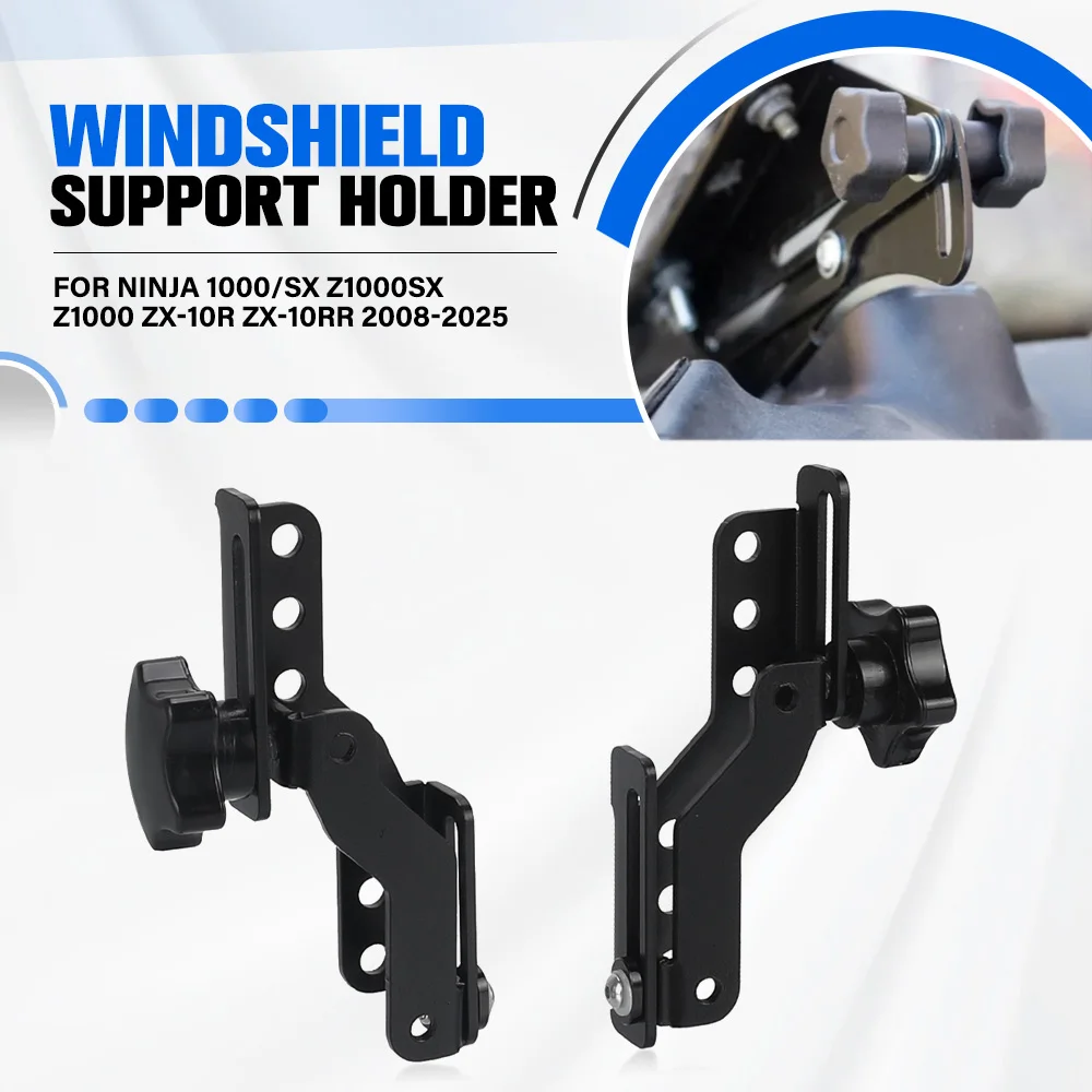 

For Suzuki V-STROM 1000 DL1000 VSTROM 1000 V-Storm 1000 2014-2019 DL-1000 Windshield Support Holder Adjusters Airflow Bracket