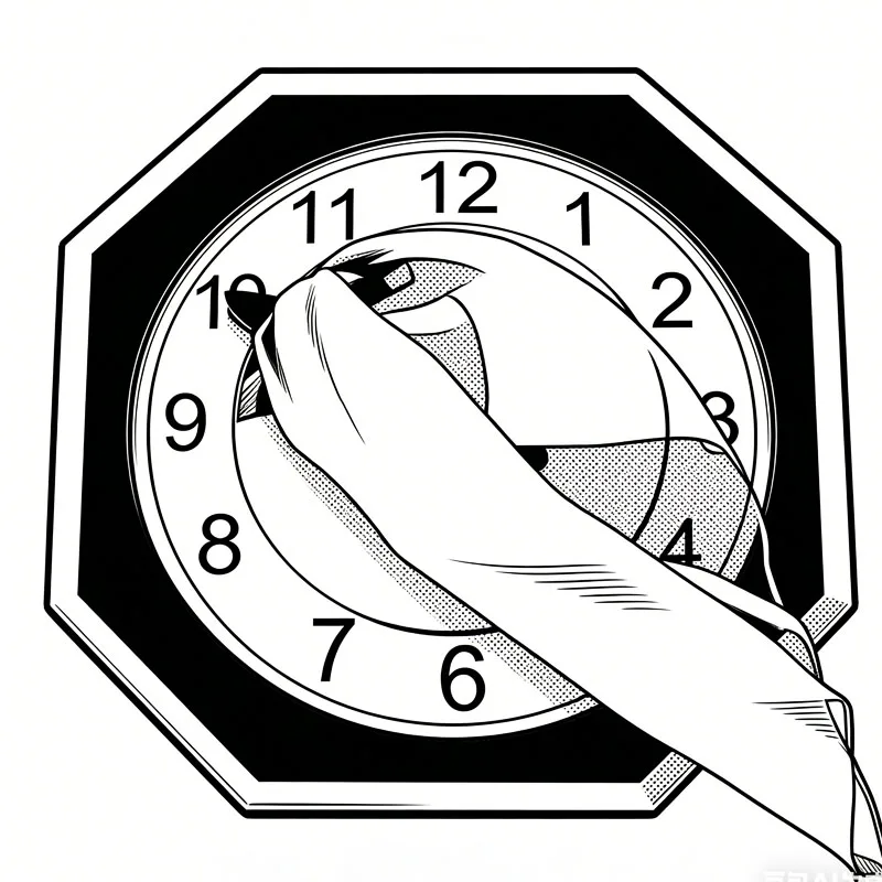 super-silk-thru-clock-magic-tricks-stick-silk-pass-thru-clock-professional-magician-mentalism-street-illusion-props