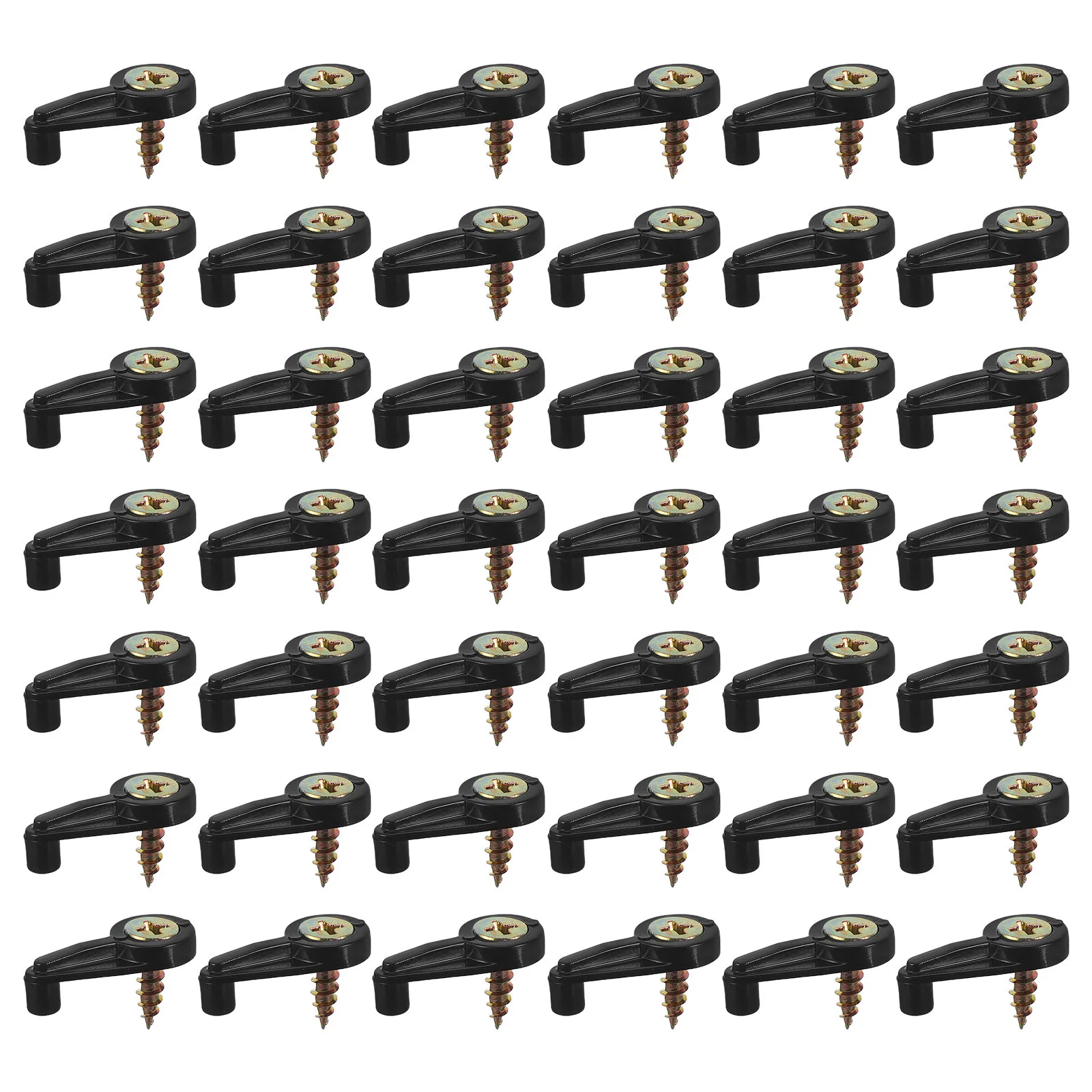 

120Sets Glass Fixing Brackets Frameless Mirror Clips No Drill Installation Secure Hold Cabinet Mirror Glass Clamps Wardrobe