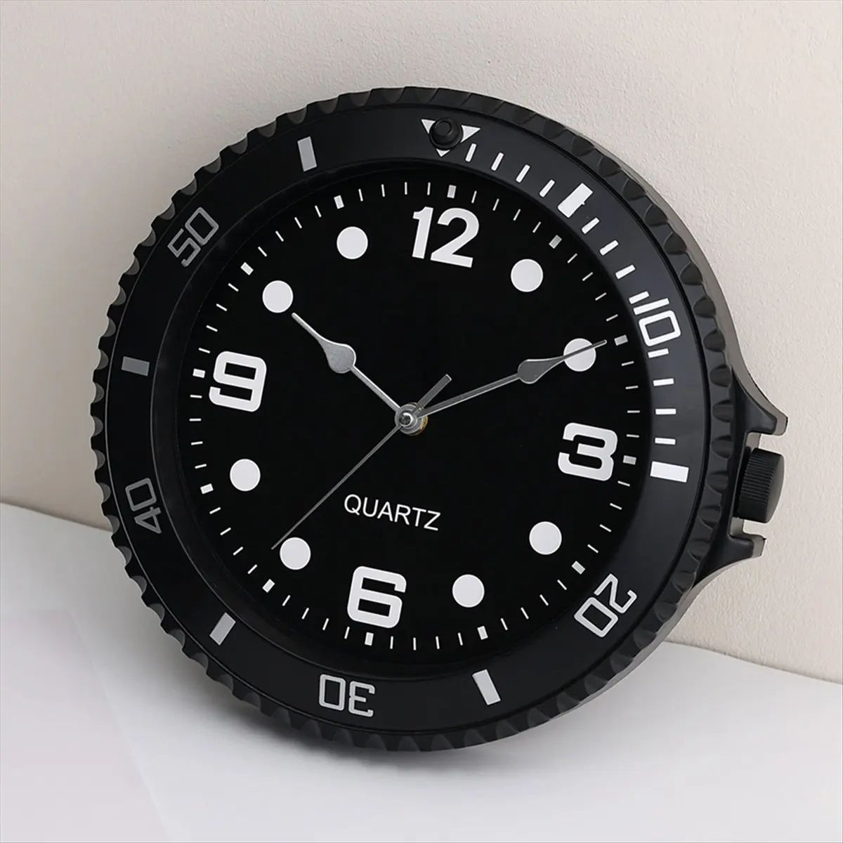 [ABPO] Wall Clock Modern Design Silent Quartz Needle Luxury Wall Clock Silent Sweep Second Home Wall Clock White