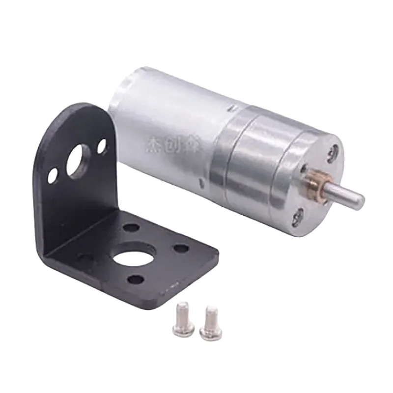 

Precision 25GA370 DC 6V 12V 2RPM 1200RPM Gear Motor With Bracket DIY Part Large Torque Geared Motor Low Speed Car Model Robot