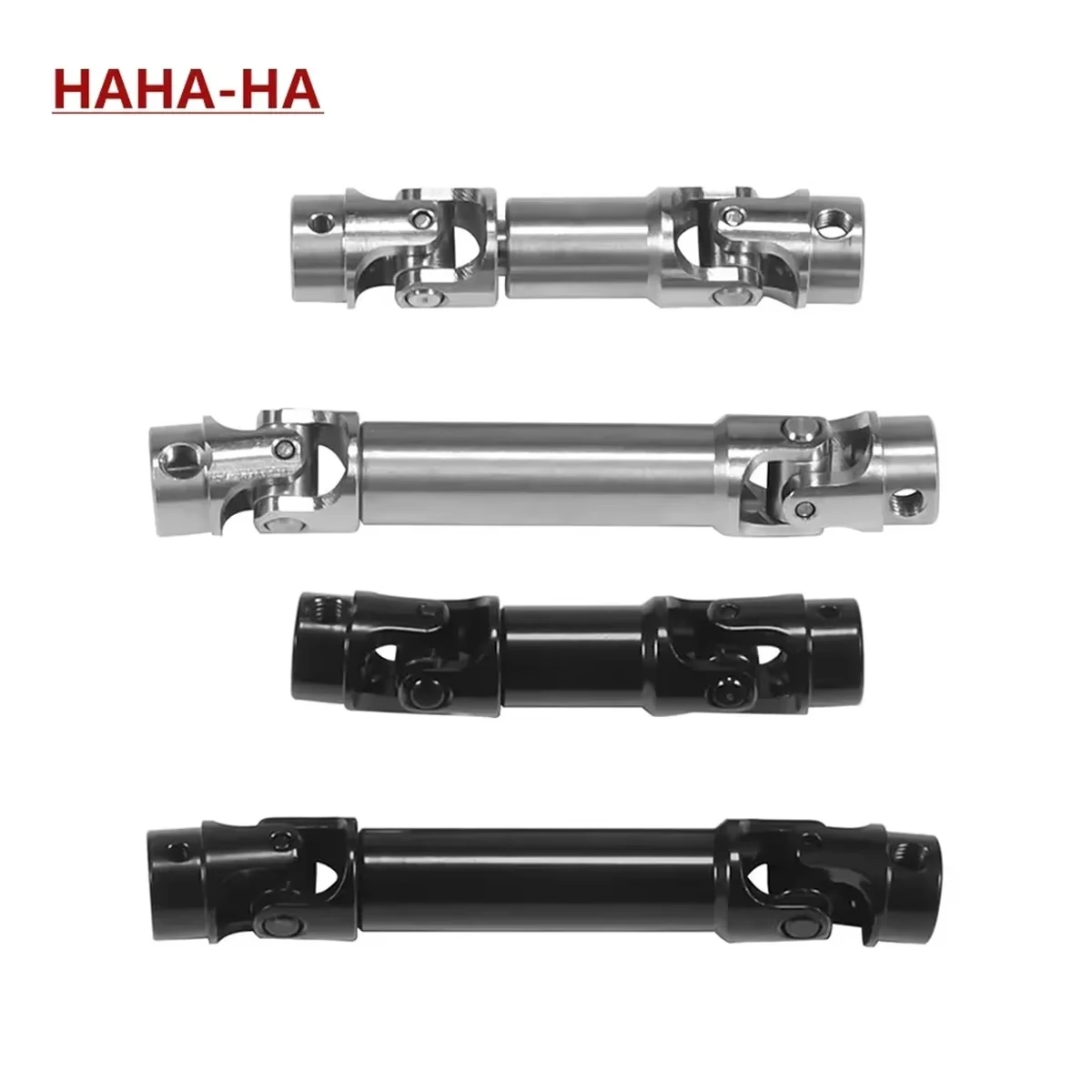 Eje de transmisión de acero inoxidable 39-45mm 5,5mm-62mm eje de transmisión 2 uds para 1/18 coche trepador de control remoto TRX4M Bronco piezas de mejora