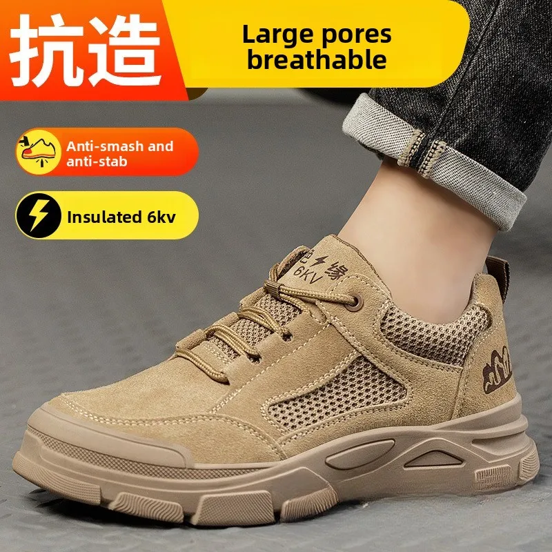 Safety Boots for Men Woman Winter Steel Toe Boots Thickened Warm Woman Sneakers Anti-smashing Work Shoes Men Protective 36-46