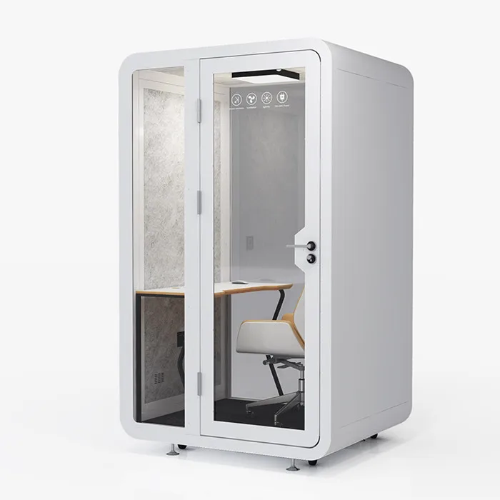 Wholesale Manufacturer Detachable Sound Insulation Silent Booth Freely Assemble For Independent Private Office Space