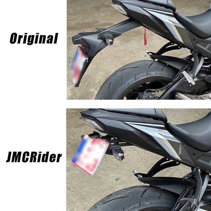 For Suzuki GSXS1000 GSXS1000F GSX-S GSXS 1000 F 2022 2023 Motor License Plate Frame Holder Bracket Fender Eliminator Tail Tidy