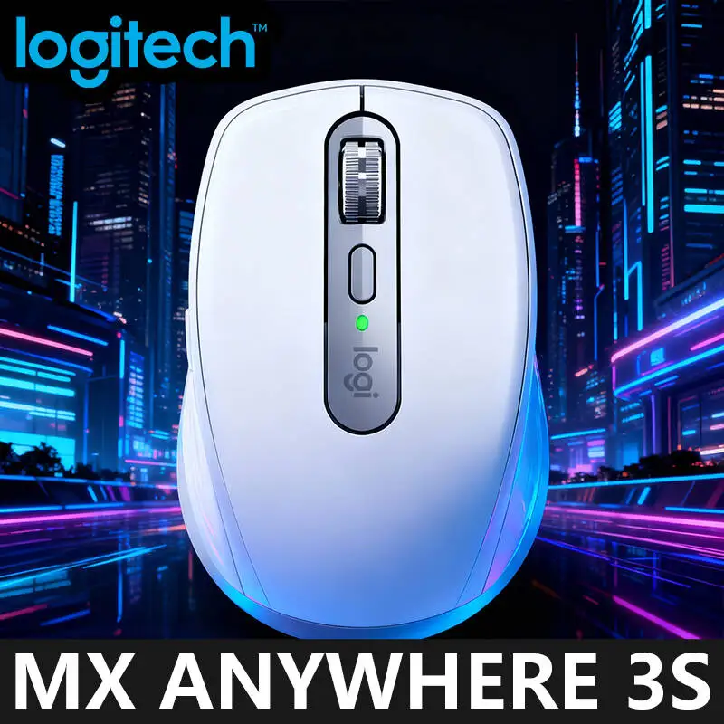 

Logitech Master Series MX Anywhere 3S Bluetooth Беспроводная бесшумная мышь Мягкий звук Офисный женский планшет