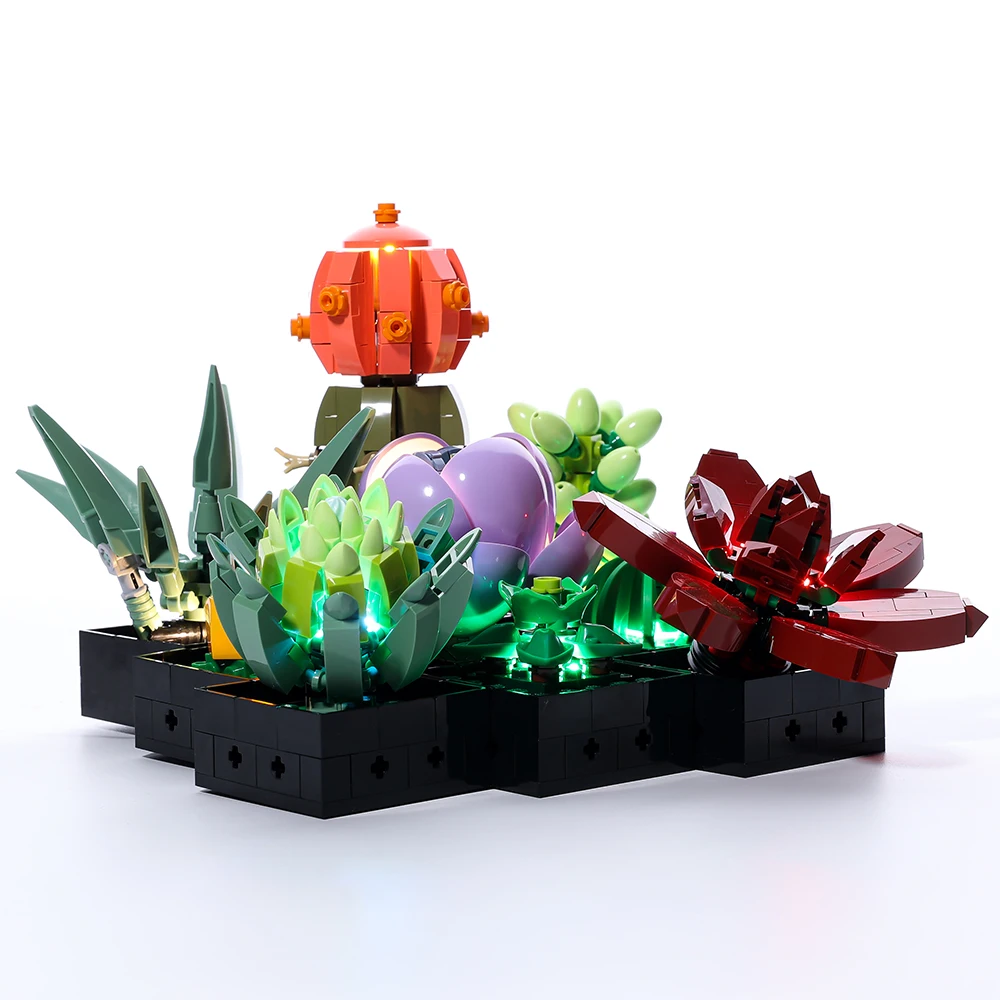 EASYLITE LED Light Kit For Creator Expert 10309 Succulents Building Blocks DIY Toys Set ​Only Lighting Kit Not Model