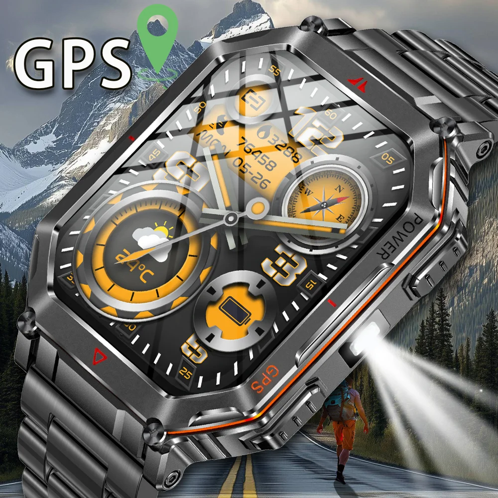 

2025 Новые GPS Смарт-часы для мужчин Встроенный ChatGPT AI Ассистент Компас Высотомер Барометр Открытый 3ATM Водонепроницаемые спортивные умные часы