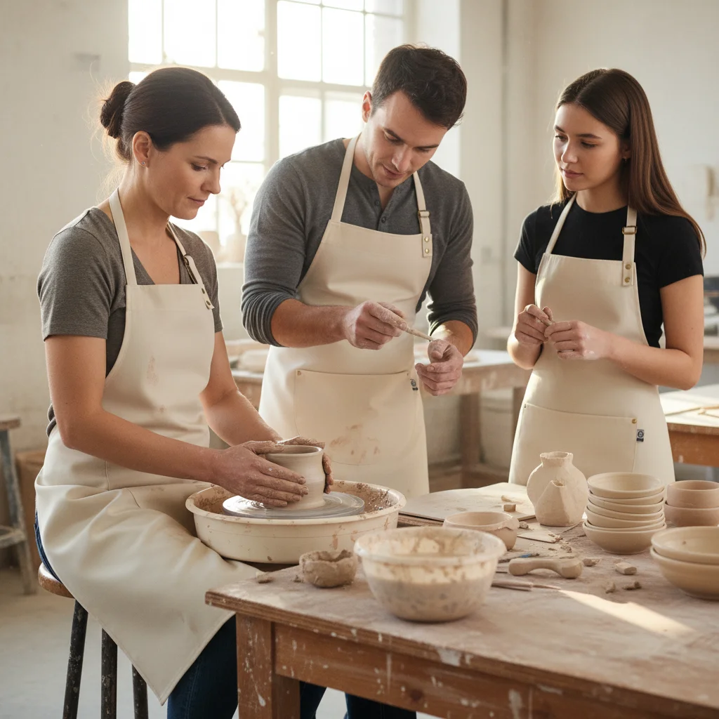 

Водонепроницаемый кухонный фартук из искусственной кожи, профессиональная рабочая форма официанта для ресторана с карманами для женщин и мужчин, сарафан для чистки