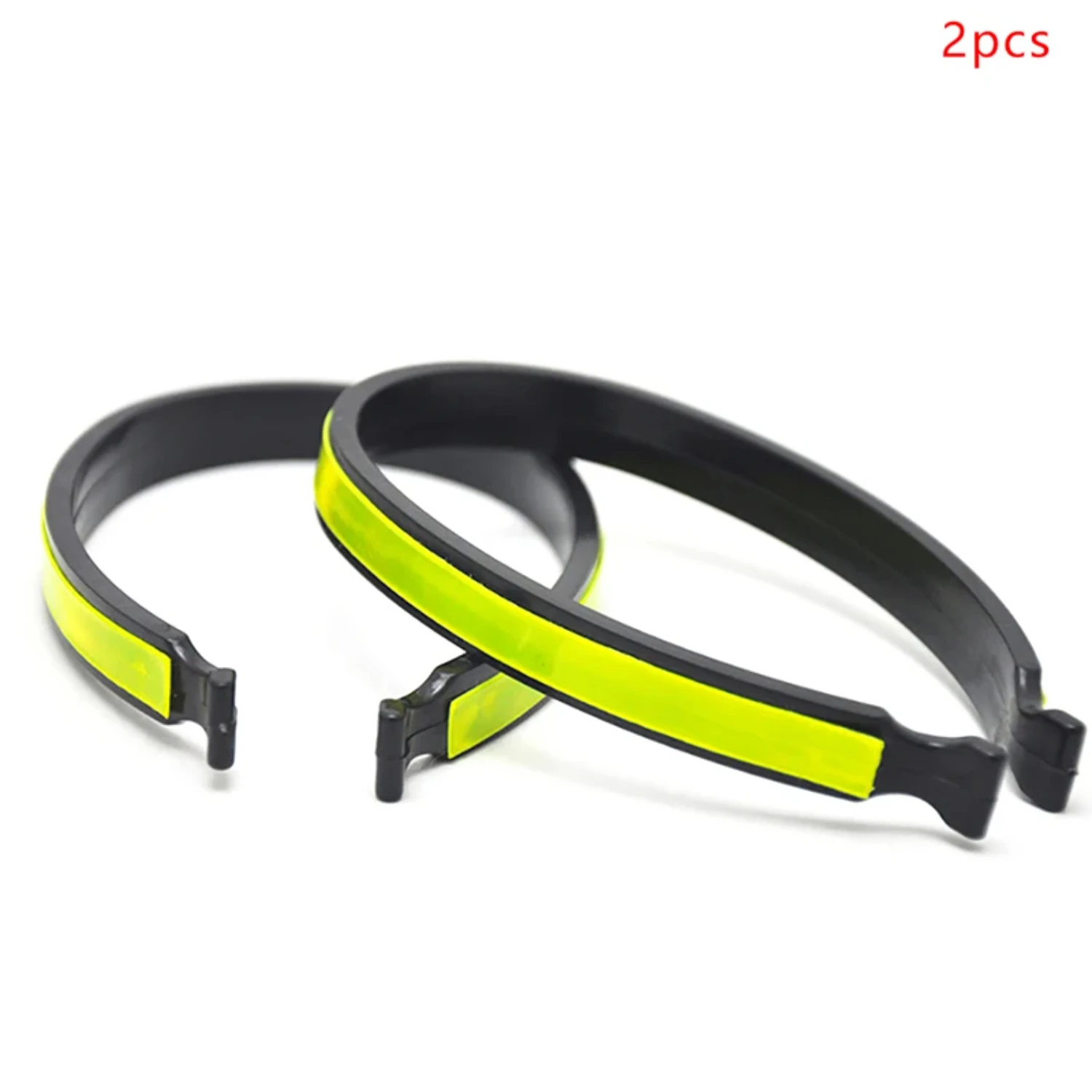 2pcs Reflective Trouser Clips Safety Strips Outdoor Cycling High Visibility Bicycle Pants Clip Cycling Equipment