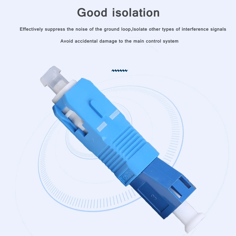 LC Female to SC Male Optical Power Meter Locator Fiber Optic Hybrid Adapter Simplex Single Mode Optical Connector