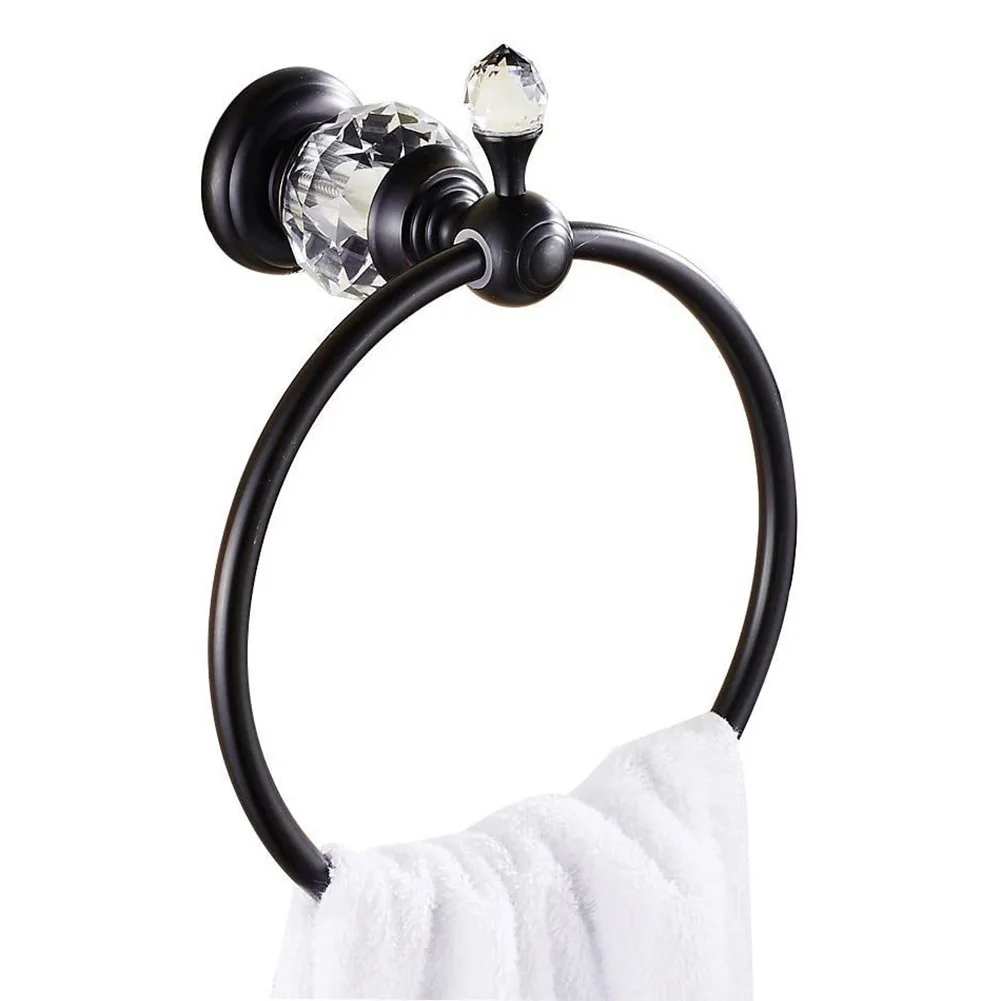 

Wall Mounted Towel Ring Bathroom Towel Rack Bathroom Decor As Shown In The Picture Wall Mounted 17.5 Cm Size For Bedroom