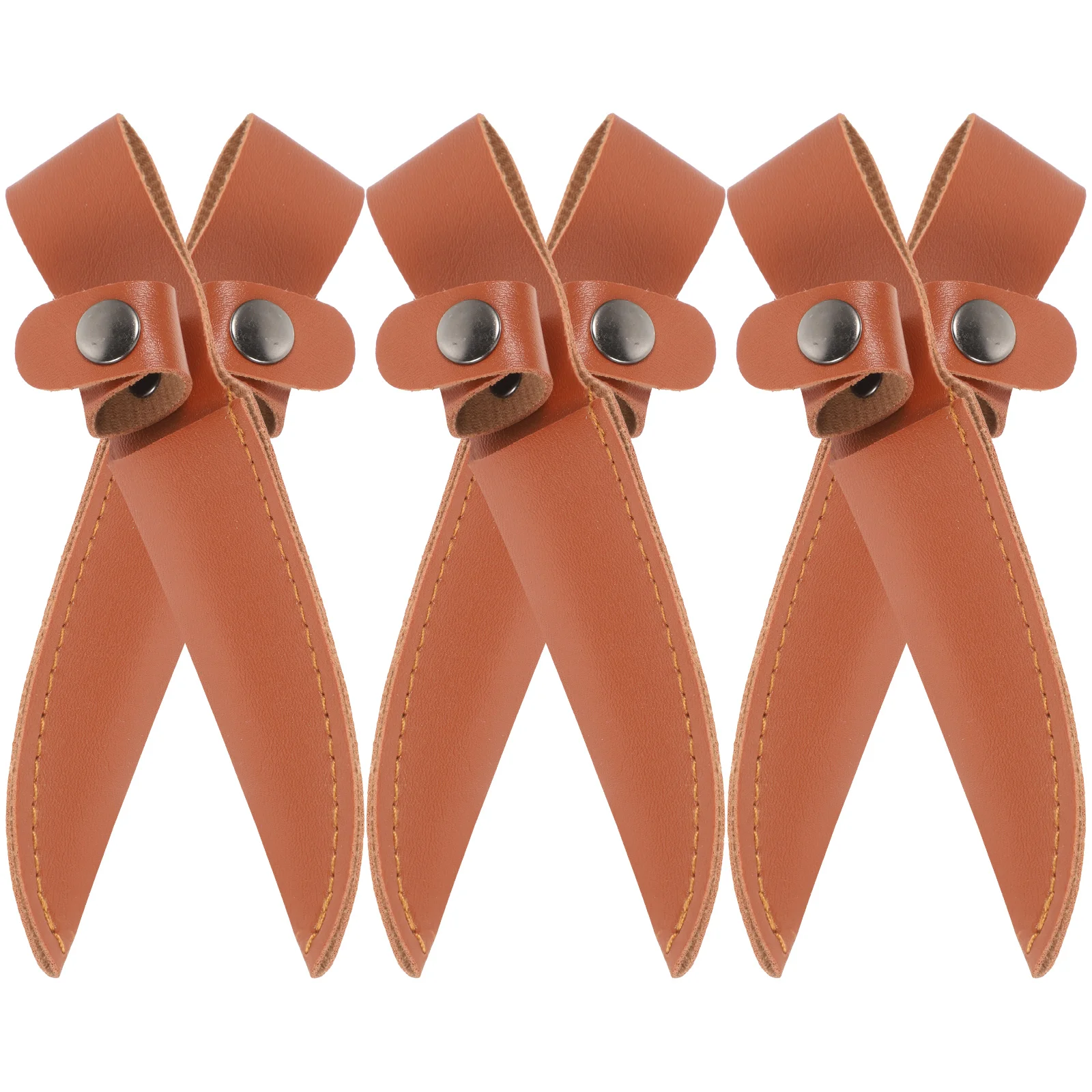 

6pcs Pu Reusable Safe Cutter Guard Universal Blade Sleeve For Kitchen Cooking Protector Case Fruit Knife Cover