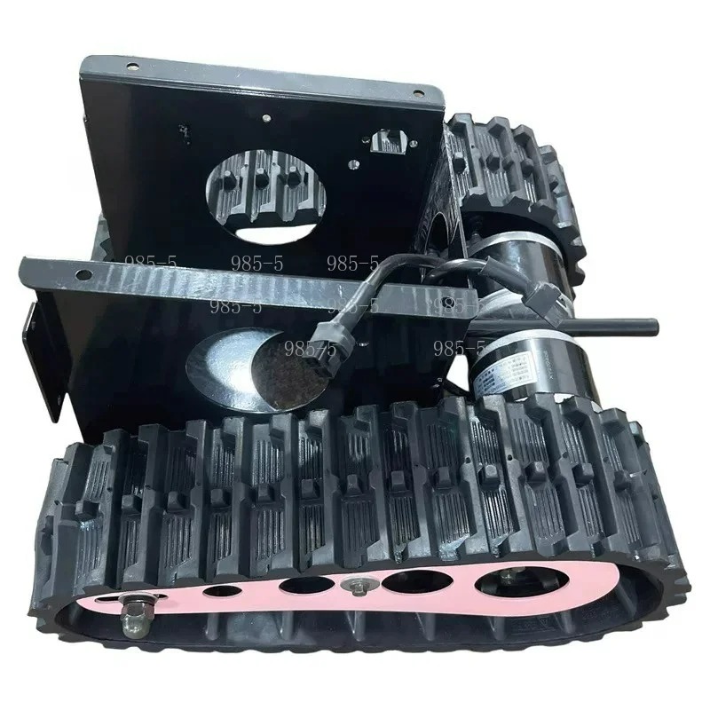 Dual Motor Iron Frame Chassis Beach Tram Parts Kids Electric Crawler Tank Accessories