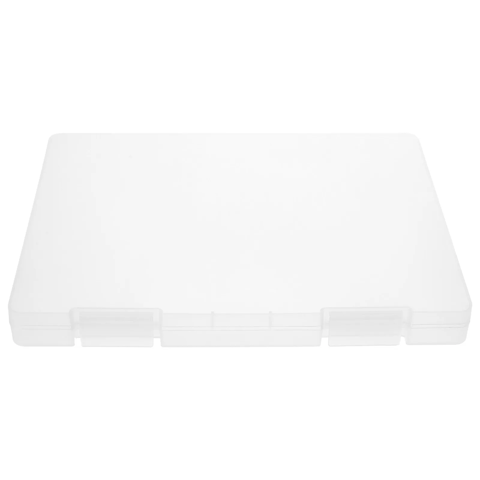 

File Box Portable Plastic Project Case Clear File Storage Box Large Capacity Document Storage Organizer Portable Project Case