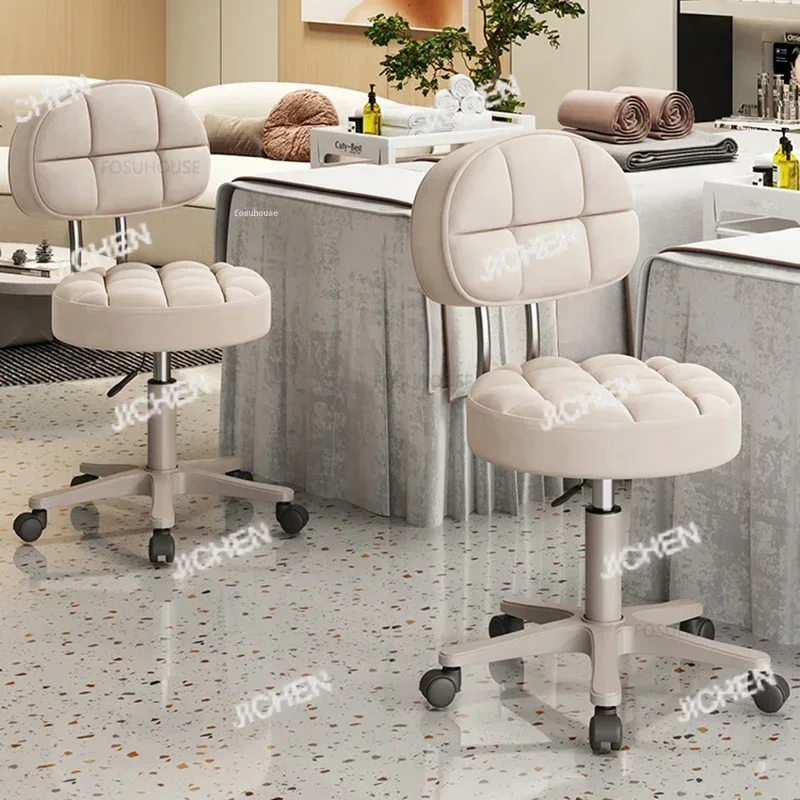 

Парикмахерское кресло JC Beauty Salon: простое, с подъемным механизмом, поворотное, круглое, современная мебель для салонов красоты и домашнего макияжа