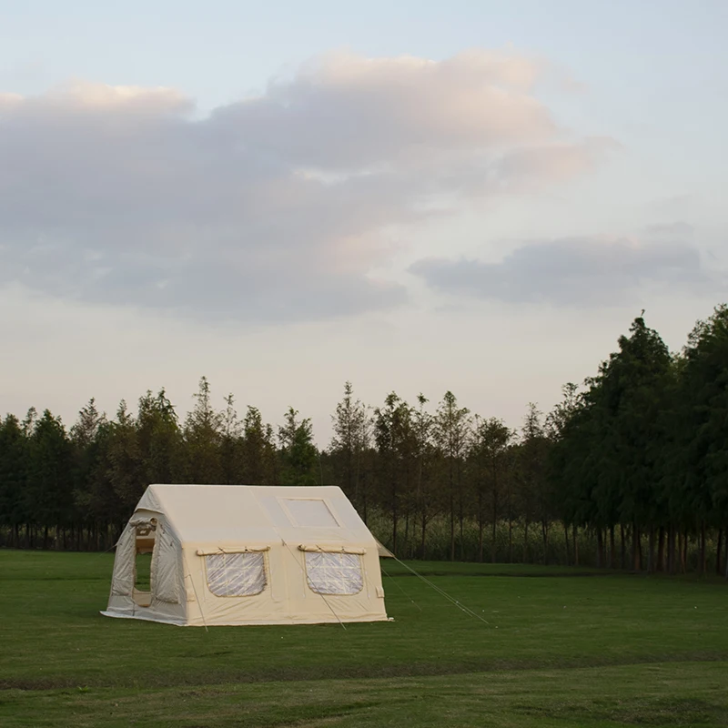 

Customizable 13.2 Square PVC Inflatable Tent Waterproof Canvas Fabric Outdoor Team Building Camping Home Camp Inflatable Tent