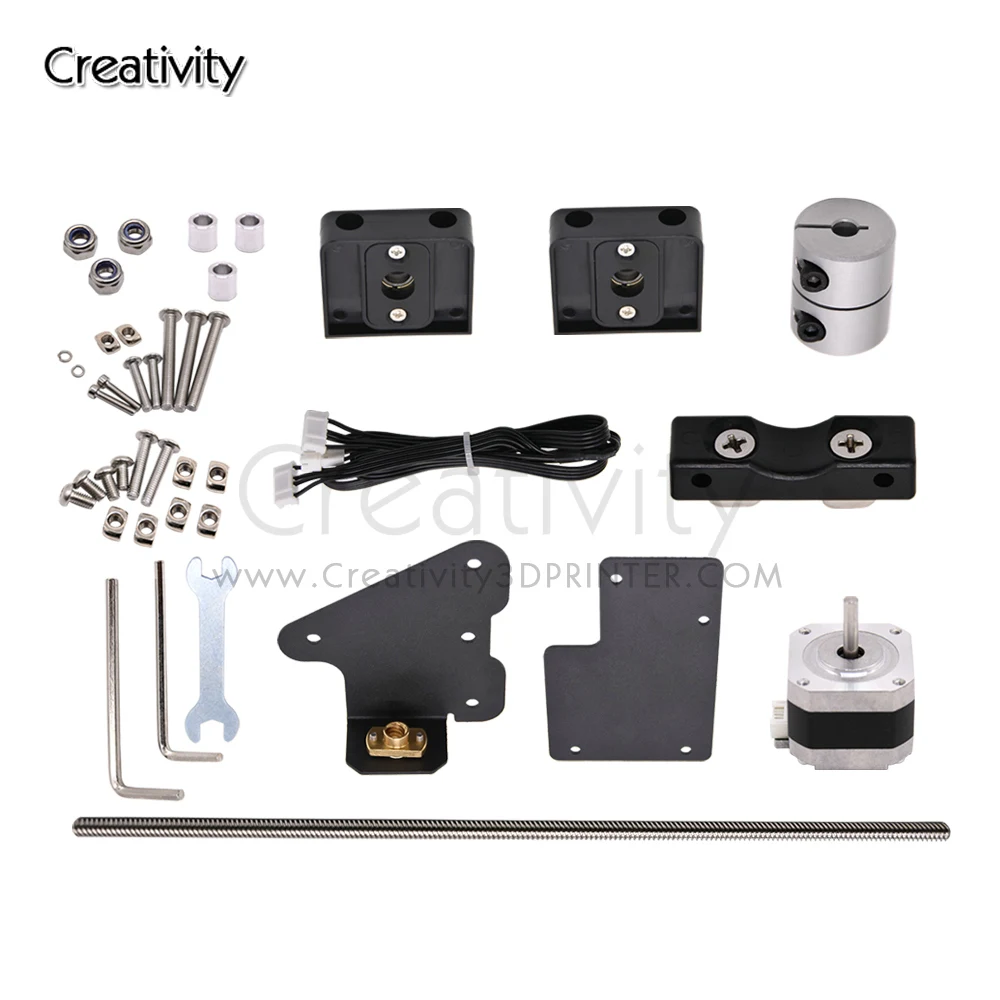 Ender 3 Dual Z axis Upgrade Kit with Stepper Motor Lead Screw, Dual Z-axis Upgrades Kit for Ender 3 V2, Ender 3 Pro, Ender 3