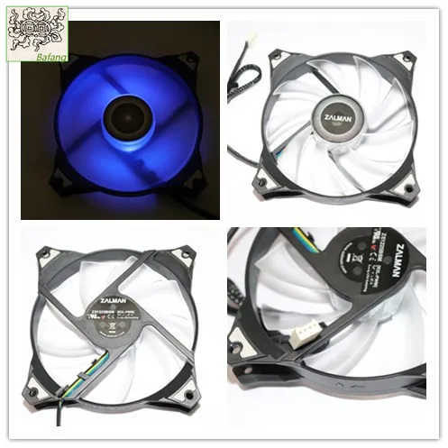 

Jinlingge для корпуса 12 см, 12025, вентилятор процессора, 4-контактный ШИМ-вентилятор охлаждения, синие светодиодные фонари, установка игрового кулера для ПК