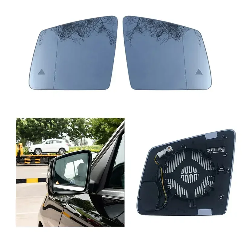 Anwendbar auf Mercedes-Benz W164 GL, W166 M R GLE GLS Blindpunkt-Assistent-Gläser, Rückfahrspiegelglas