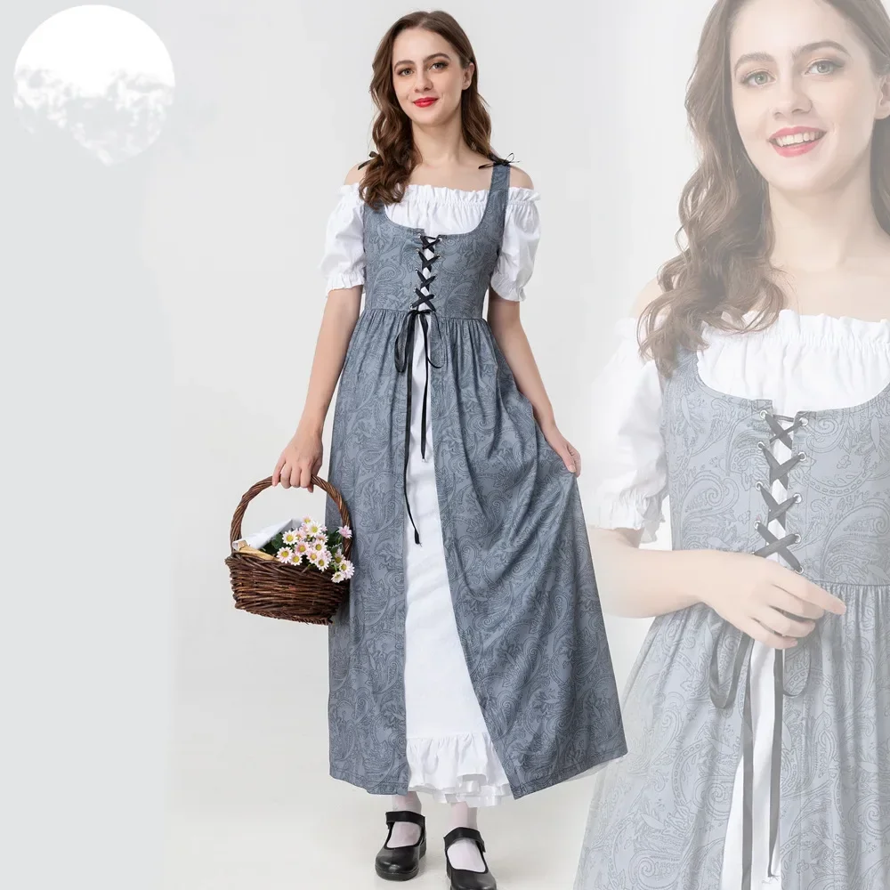 

Halloween Medieval Female Stage Performance Costume