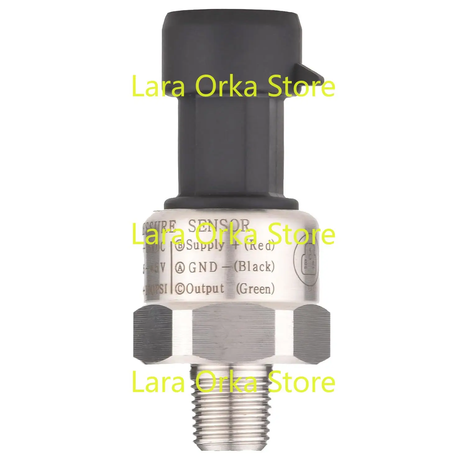 

100 PSI Pressure Sensor Fuel Oil Coolant Pressure 7990100 Compatible with EFI and Data Logging (1/8" NPT Thread,0.5V to 4.5V)