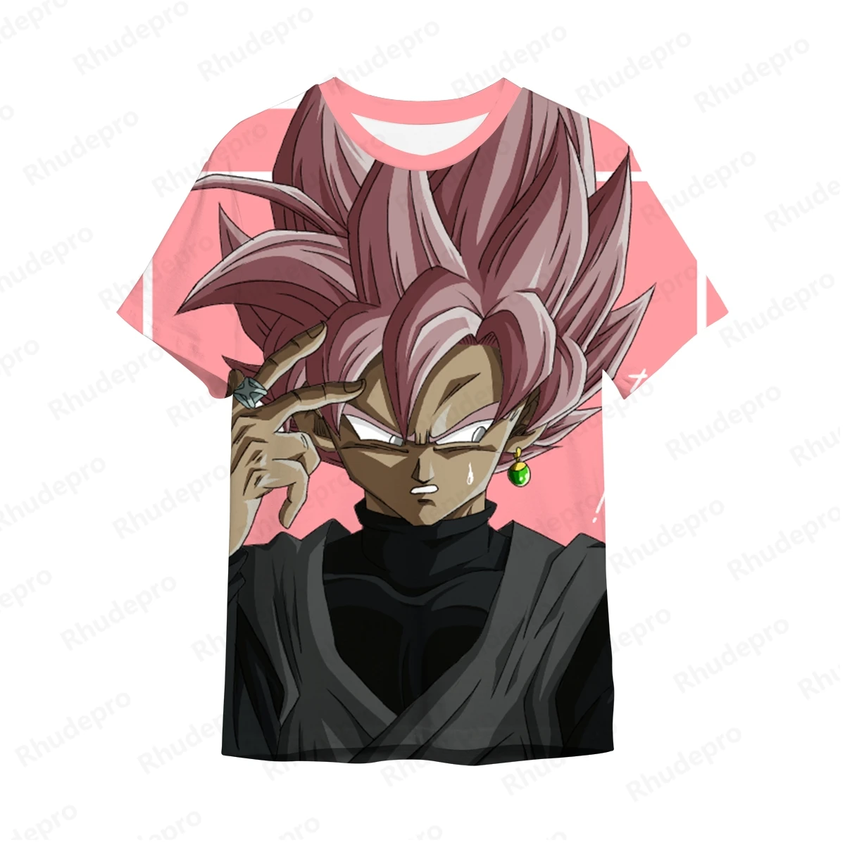 

Anime Men's T-Shirt Streetwear Dragon ball Anime Goku Super Saiya Clothing Tops Children's Harajuku Style Shirts 2024 Trend