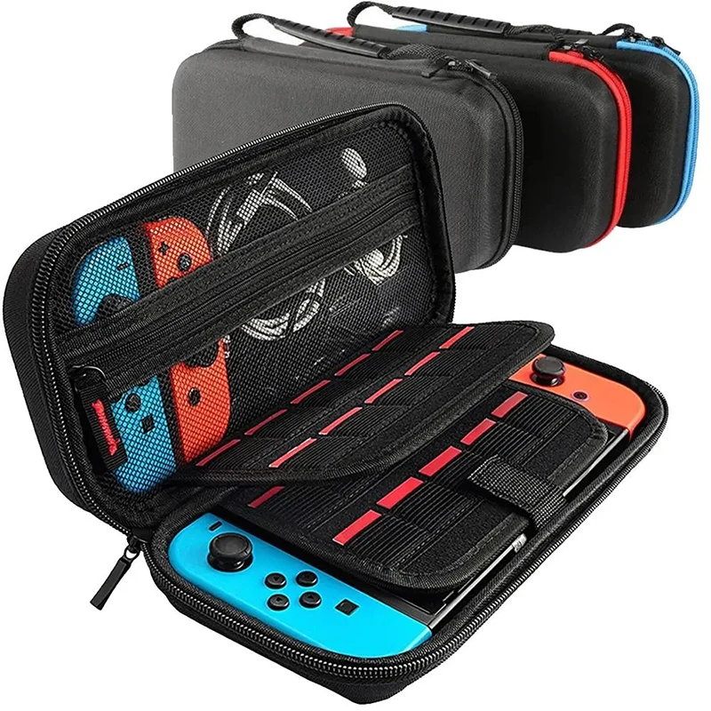 for Nintendo Switch Cord Storage Bag Portable Waterproof Hard Case Protection Nintendo Switch Gaming Machine Storage Card Bags