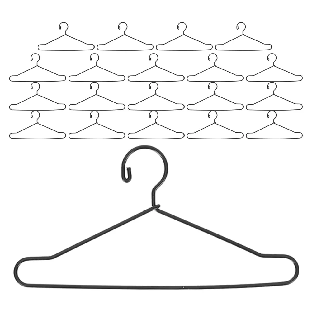 

20 Pcs Pet Clothes Rack Gown Coat Hanger for Outfits Hangers Gowns Dress Wardrobe Mini Dolls