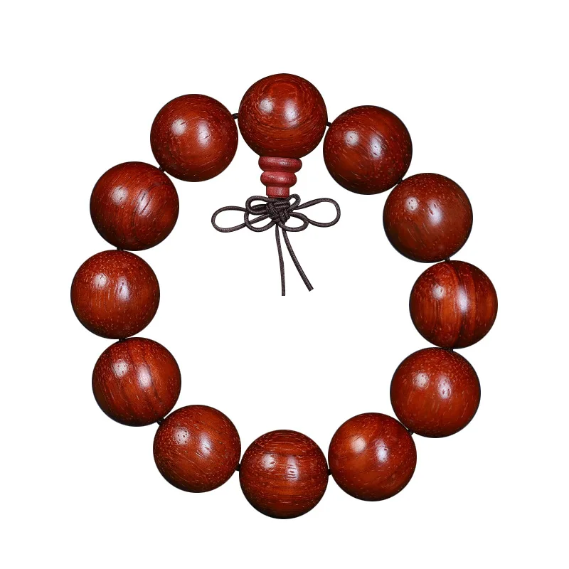

Cat's Eye Rosewood Buddhist Bead Bracelet 108 Beads Handheld Prayer Beads Redwood Collectible Brazilian Padauk Gifts