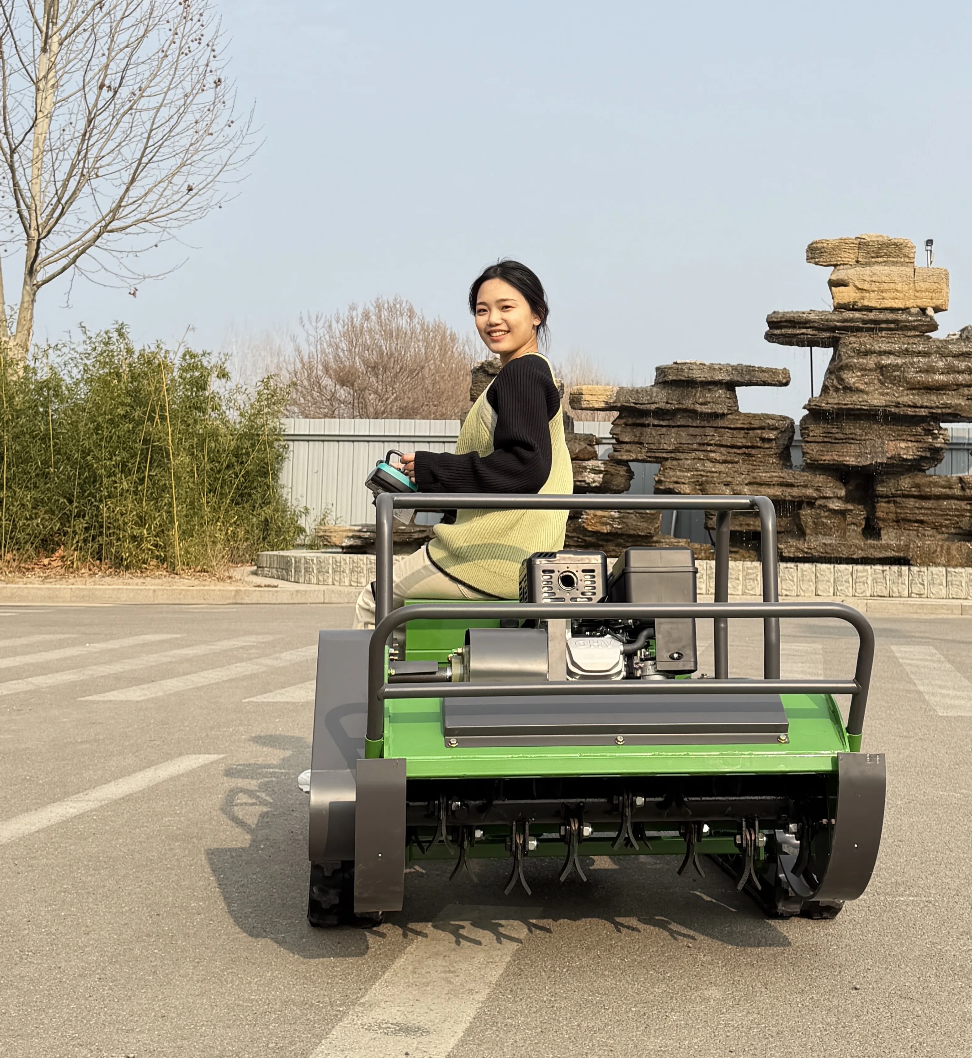 

All-Terrain Robot Lawn Mower 800mm-1000mm Remote Control Diesel Engine Flail Mower for Agriculture CE EPA Certified Customized