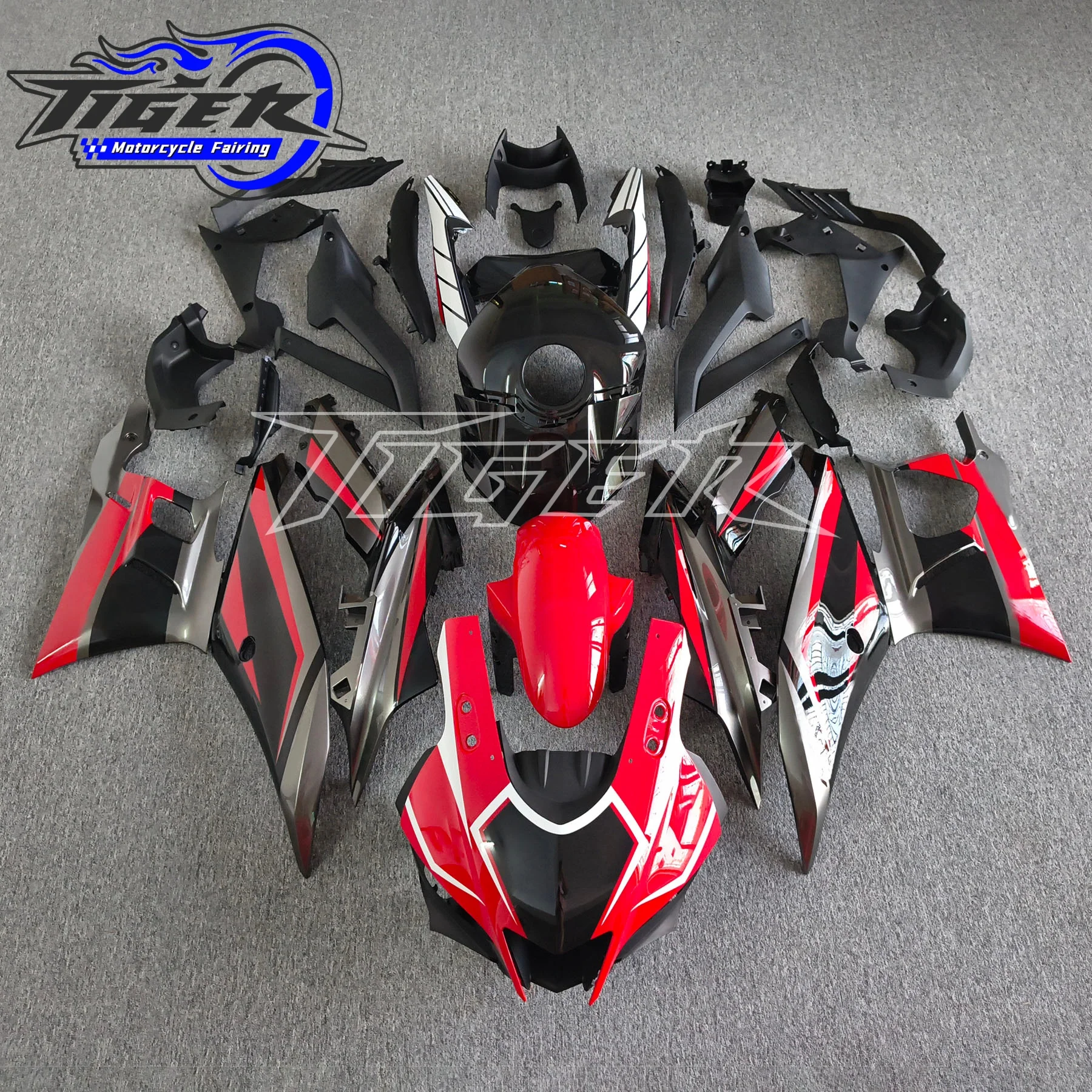 New ABS Motorcycle Bike Whole Fairings Kit Fit For YAMAHA YZF R3 R25 2019 2020 2021 2022 2023 2024 Bodywork Set Red White