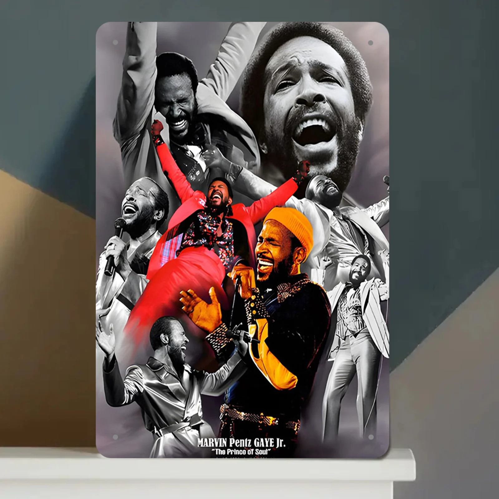 

1pc 12x8 Metal Sign - 1pc Vintage Soul Icon Metal Tin Sign, Iron Wall Art for Home Office Decor, Music Lovers Gift